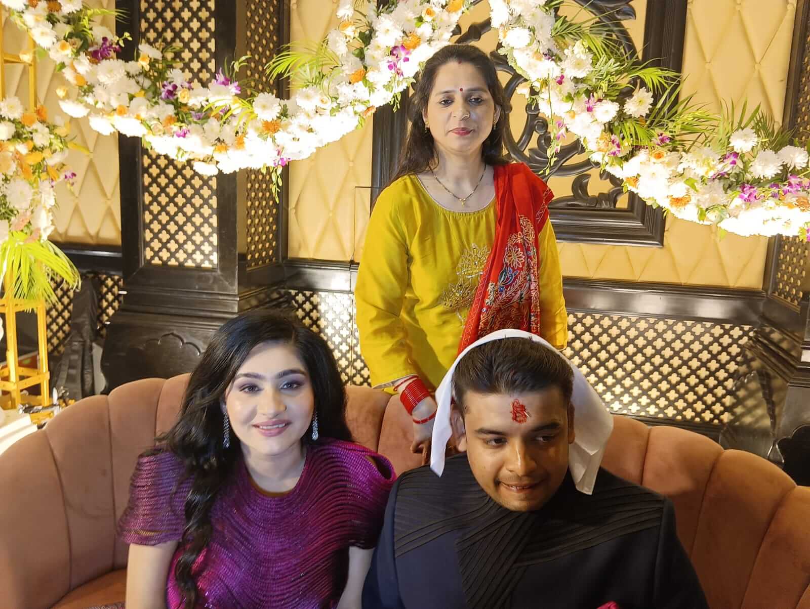 Saksham and Aayushi &mdash; matched through 24 Carat Matrimony