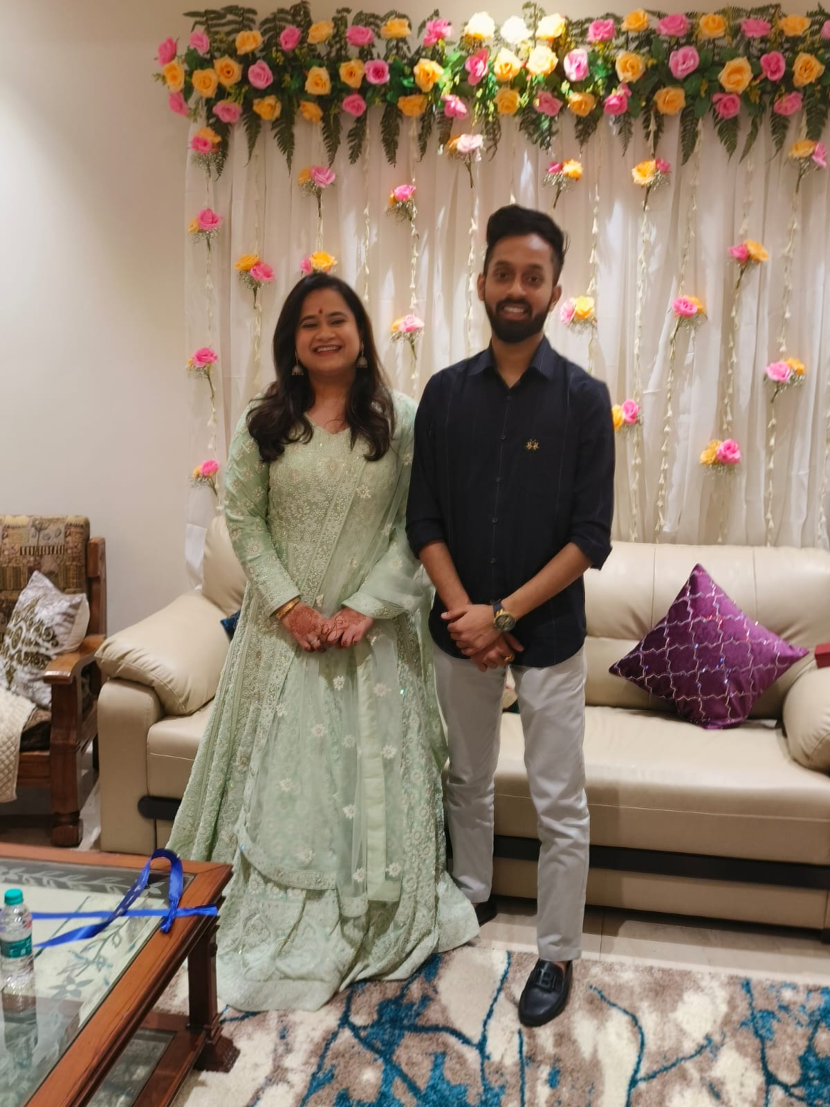 Anmol and Akriti &mdash; matched through 24 Carat Matrimony